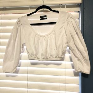 Urban Outfitters white crop top